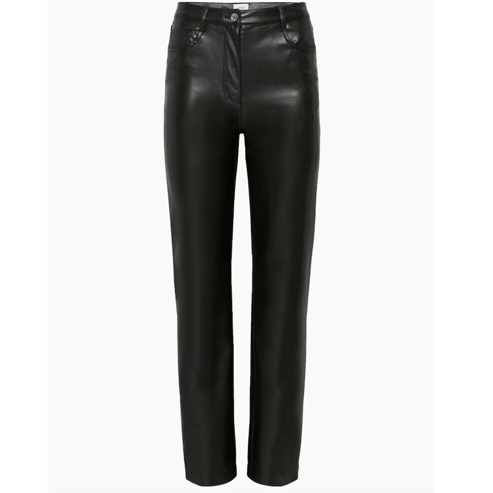 Aritzia Wilfred Black Faux Leather